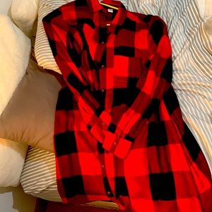 Plaid Dress - OLD NAVY - M